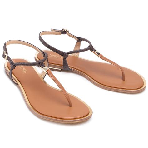 michael kors fanning thong|Michael Michael Kors Fanning Thong Sandals .